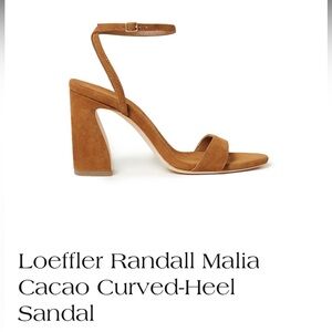 Loeffler Randall Malia Cacao Curved-Heel Sandal